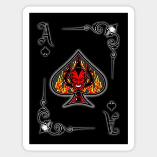 G.O.N. CARD DECK (ACE O' SPADES) Magnet